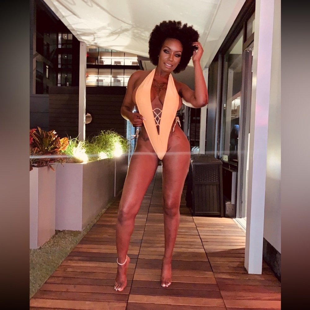 OMG Miami Swimwear Orange Monokini⚜️